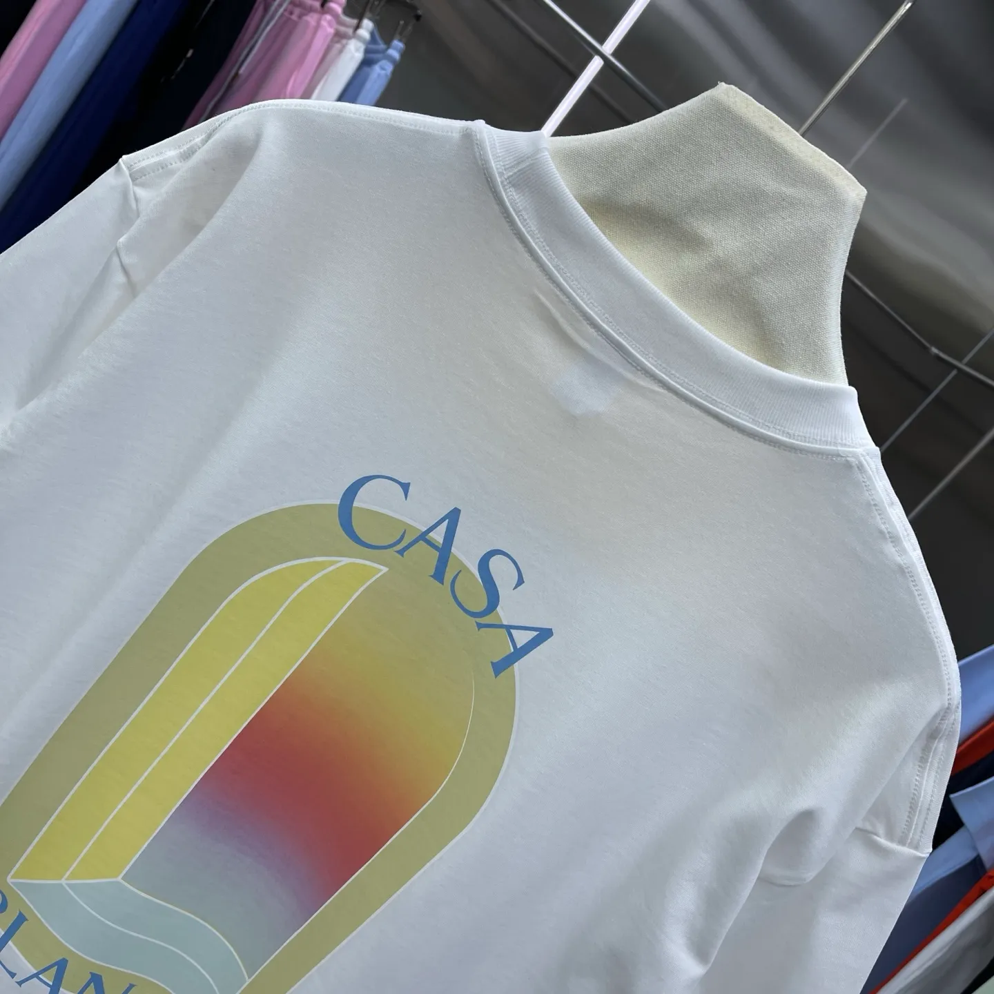New Arrival Casablanca Classic Series T ～ ， ， 。 ， Classic ， In Stock ！ ：White Black Green Light Green Blue（5 ） Size：S M L XL XXL
